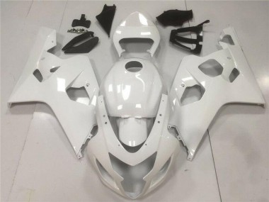 Carenagem Moto GSXR 600 / 750 K4 2004-2005 - Brilhante Branco