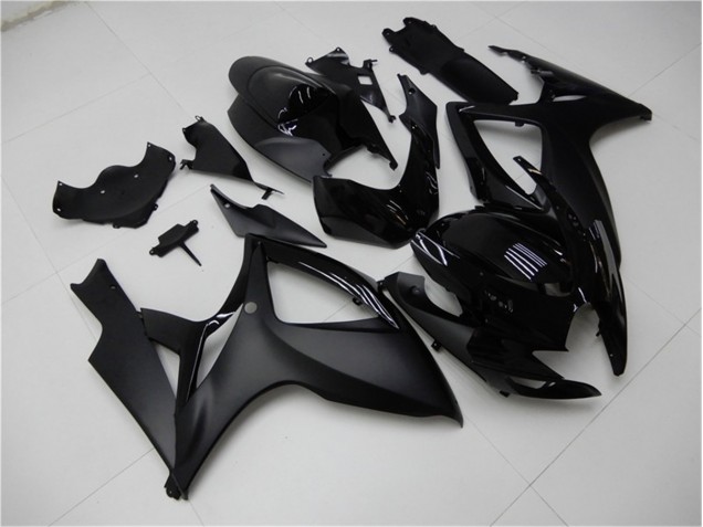 Carenagem Moto GSXR 600 / 750 K6 2006-2007 - Preto Fosco