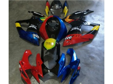 Carenagem Moto GSXR 600 / 750 K6 2006-2007 - Vermelho Azul