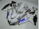 Carenagem Moto GSXR 600 / 750 K8 2008-2010 - Branco Prata Azul