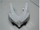 Carenagem Moto GSXR 600 / 750 K8 2008-2010 - Branco Prata Azul