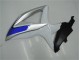 Carenagem Moto GSXR 600 / 750 K8 2008-2010 - Branco Prata Azul