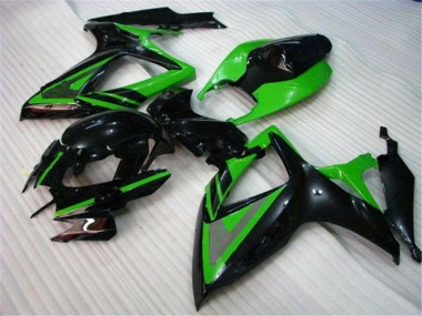 Carenagem Moto GSXR 600 / 750 K8 2008-2010 - Verde Preto