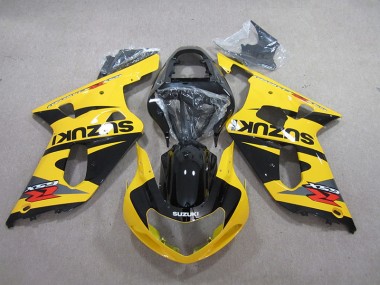 Carenagem Moto GSXR 600 K1 K2 K3 2001-2003 - Amarelo Preto