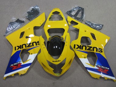 Carenagem Moto GSXR 600 K4 2004-2005 - Amarelo Azul