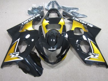 Carenagem Moto GSXR 600 K4 2004-2005 - Preto Amarelo