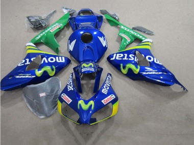 Carenagem Moto GSXR 600 K6 2006-2007 - Azul Movistar Castrol