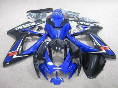 Carenagem Moto GSXR 600 K6 2006-2007 - Preto Azul