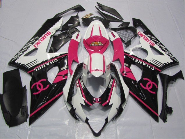 Carenagem Moto GSXR 600 K6 2006-2007 - Rosa Chanel Carenagem Moto GSXR 600 K6 2006-2007 - Rosa Chanel