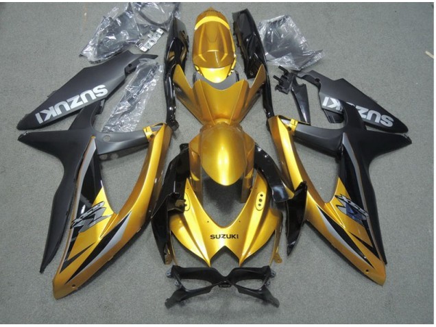 Carenagem Moto GSXR 600 K8 2008-2010 - Preto Ouro