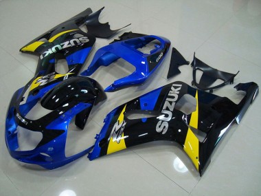 Carenagem Moto GSXR 750 K1 K2 K3 2001-2003 - Azul Preto