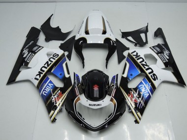 Carenagem Moto GSXR 750 K1 K2 K3 2001-2003 - Preto Branco Azul Viru