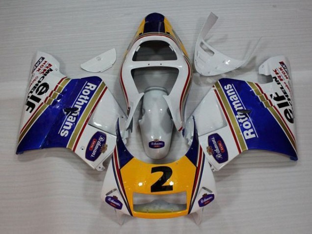 Carenagem Moto NSR 250 MC28 P4 1994-1996 - Branco Azul Amarelo Carenagem Moto NSR 250 MC28 P4 1994-1996 - Branco Azul Amarelo