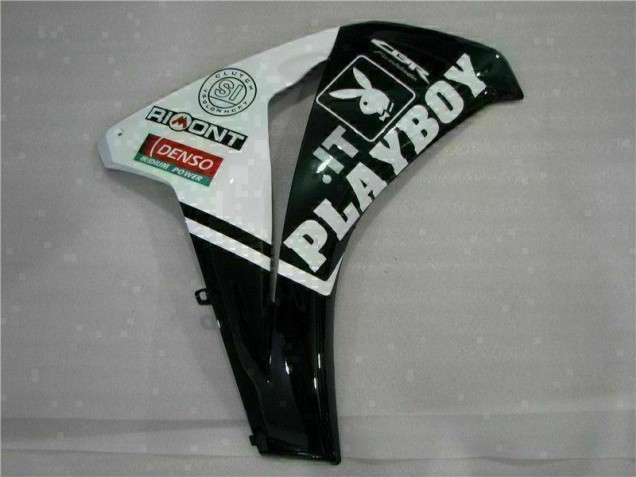 Carenagem Moto & Plástico Moto CBR 1000RR 2008-2011 - Branco Preto Playboy Carenagem Moto & Plástico Moto CBR 1000RR 2008-2011 - Branco Preto Playboy