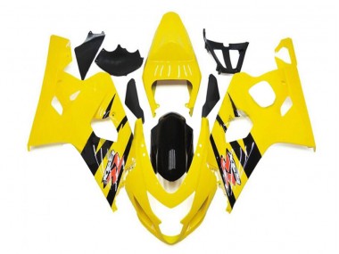 Carenagem Moto & Plástico Moto GSXR 600 / 750 K4 2004-2005 - Amarelo Preto