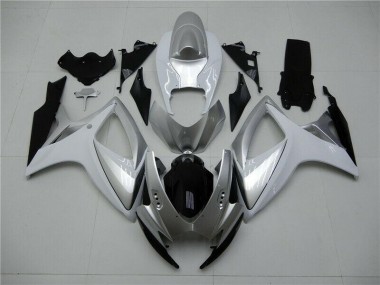 Carenagem Moto & Plástico Moto GSXR 600 / 750 K6 2006-2007 - Prata