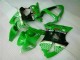 Carenagem Moto & Plástico Moto ZX6R 2000-2002 - Verde Preto