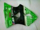 Carenagem Moto & Plástico Moto ZX6R 2000-2002 - Verde Preto