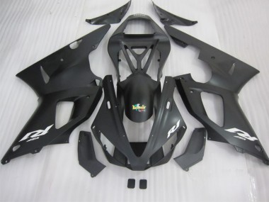 Carenagem Moto R1 2000-2001 - Preto Branco Decalque