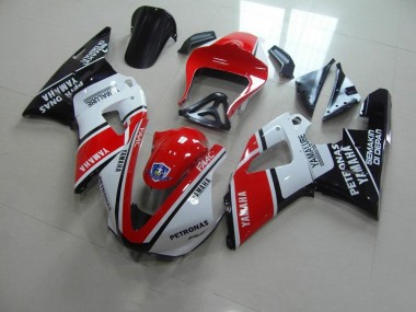 Carenagem Moto R1 2000-2001 - Vermelho Branco Yamalube Corrida