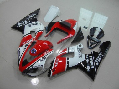 Carenagem Moto R1 2000-2001 - Vermelho Preto Brilhante