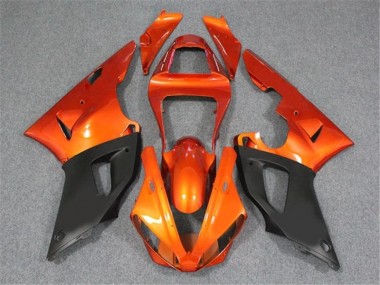 Carenagem Moto R1 2002-2003 - Laranja Preto