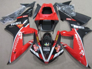 Carenagem Moto R1 2002-2003 - Vermelho Preto Santander