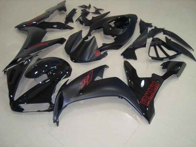 Carenagem Moto R1 2004-2006 - Preto Fosco Vermelho