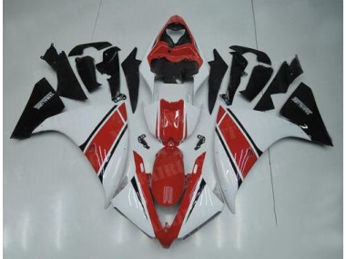 Carenagem Moto R1 2012-2014 - Branco Vermelho Preto