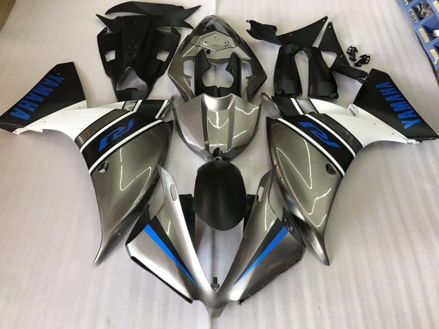 Carenagem Moto R1 2012-2014 - Prata Azul