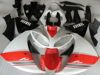 Carenagem Moto R1 2012-2014 - Racy Vermelho Branco Preto
