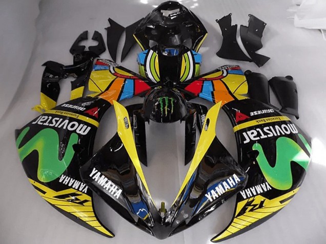 Carenagem Moto R1 2012-2014 - Rossi Movistar Carenagem Moto R1 2012-2014 - Rossi Movistar
