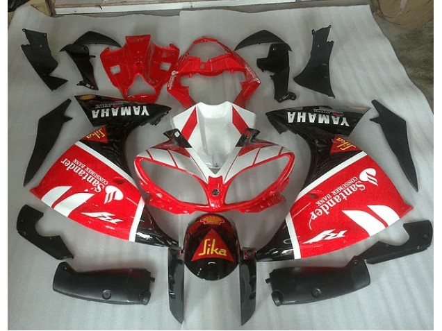 Carenagem Moto R1 2012-2014 - Vermelho Branco & Preto Graphic Carenagem Moto R1 2012-2014 - Vermelho Branco & Preto Graphic