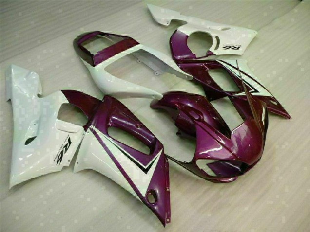 Carenagem Moto R6 1998-2002 - Roxo Branco
