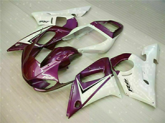 Carenagem Moto R6 1998-2002 - Roxo Branco