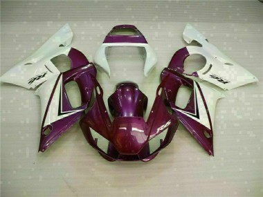 Carenagem Moto R6 1998-2002 - Roxo Branco