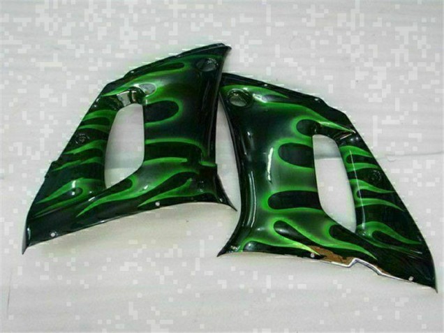 Carenagem Moto R6 1998-2002 - Verde Preto Carenagem Moto R6 1998-2002 - Verde Preto