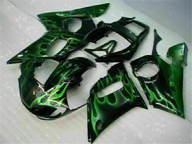 Carenagem Moto R6 1998-2002 - Verde Preto Carenagem Moto R6 1998-2002 - Verde Preto