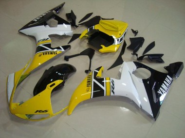 Carenagem Moto R6 2003-2005 - Amarelo Aniversário