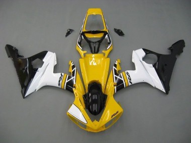 Carenagem Moto R6 2003-2005 - Amarelo Branco Preto