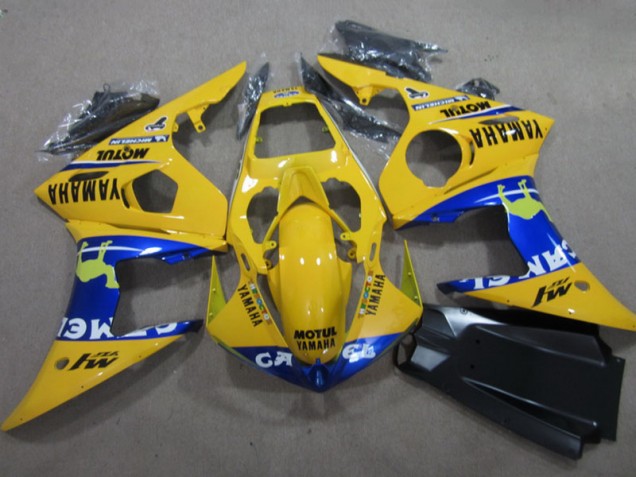 Carenagem Moto R6 2003-2005 - Amarelo Motul