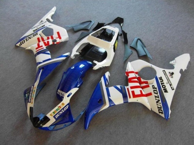 Carenagem Moto R6 2003-2005 - Azul Branco Fiat Carenagem Moto R6 2003-2005 - Azul Branco Fiat