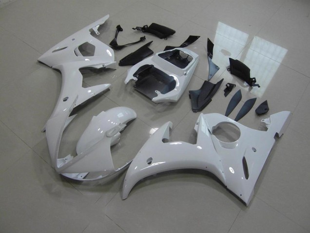 Carenagem Moto R6 2003-2005 - Branco Sem Decalques