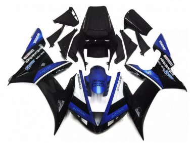 Carenagem Moto R6 2003-2005 - Preto Azul