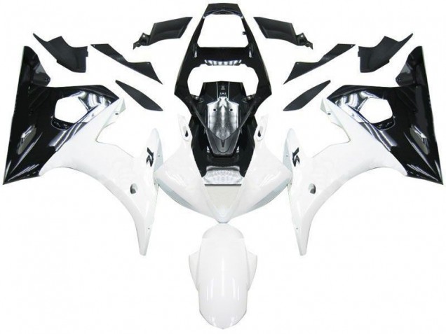 Carenagem Moto R6 2003-2005 - Preto Branco