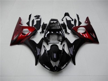 Carenagem Moto R6 2003-2005 - Preto Vermelho