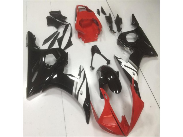 Carenagem Moto R6 2003-2005 - Vermelho Preto Branco Carenagem Moto R6 2003-2005 - Vermelho Preto Branco