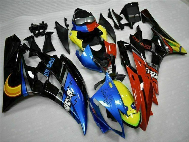 Carenagem Moto R6 2006-2007 - Amarelo Azul Vermelho Carenagem Moto R6 2006-2007 - Amarelo Azul Vermelho