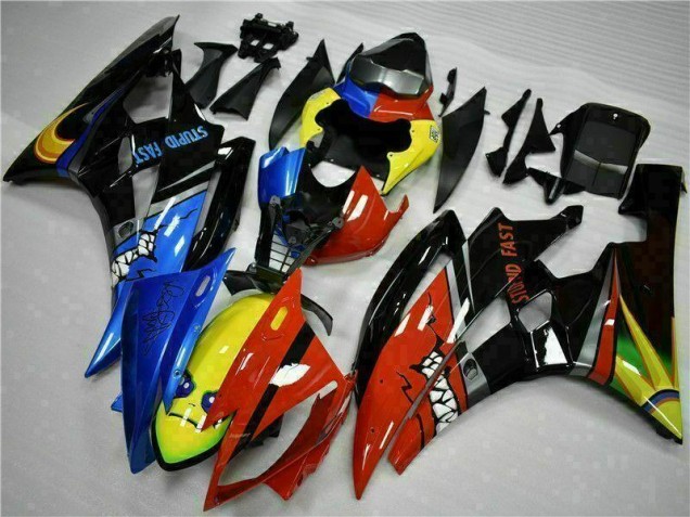 Carenagem Moto R6 2006-2007 - Amarelo Azul Vermelho Carenagem Moto R6 2006-2007 - Amarelo Azul Vermelho