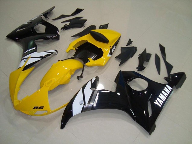 Carenagem Moto R6 2006-2007 - Amarelo Preto Carenagem Moto R6 2006-2007 - Amarelo Preto